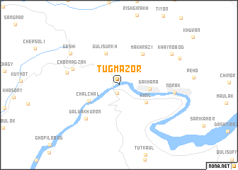 map of Tugmazor