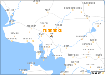 map of Tugongxu