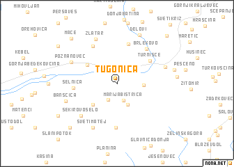 map of Tugonica