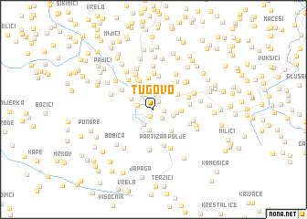 map of Tugovo