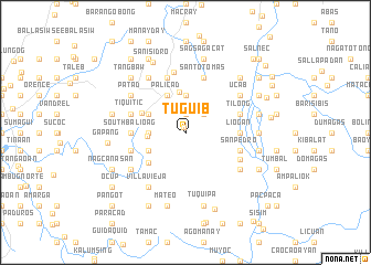 map of Tuguib