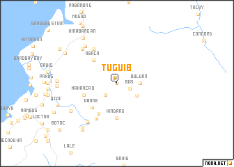 map of Tuguib