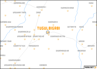 map of Tugulbi Gabi