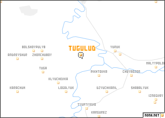 map of Tugulud