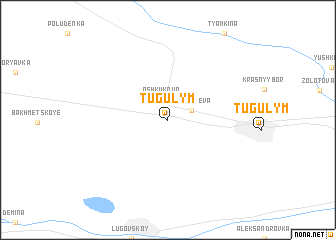 map of Tugulym