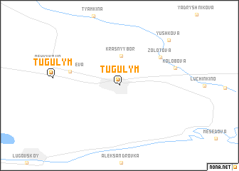 map of Tugulym