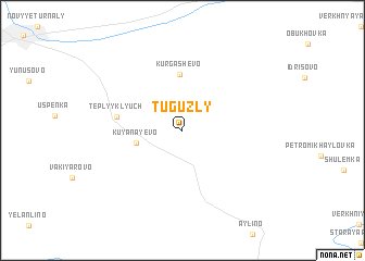 map of Tuguzly