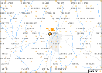 map of Tugu