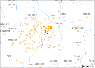 map of Tugu