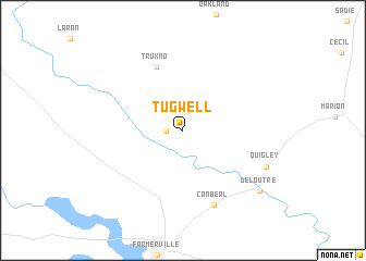 map of Tugwell