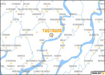 map of Tugyaung