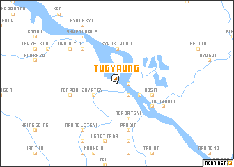 map of Tugyaung