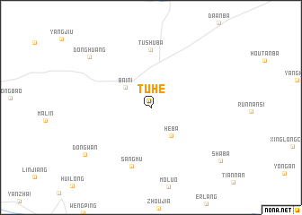 map of Tuhe