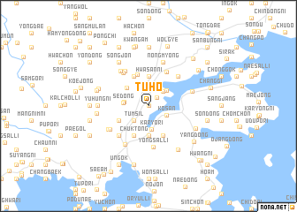 map of Tuho