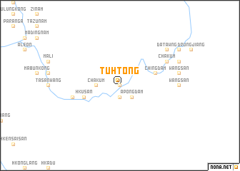 map of Tuhtong