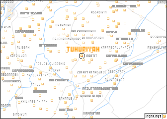 map of Ţuḩūrīyah