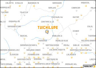 map of Tuichilupe
