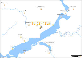 map of Tuidemasuk