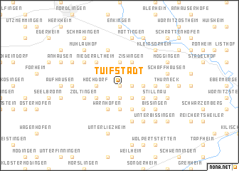 map of Tuifstädt