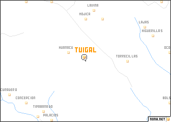 map of Tuigal