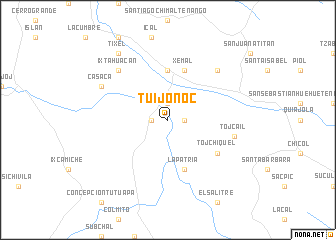 map of Tuijonoc