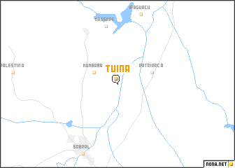 map of Tuína