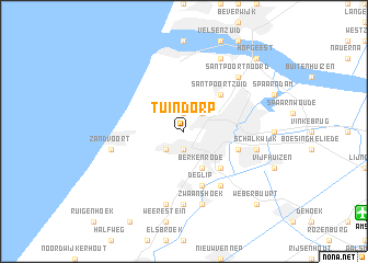 map of Tuindorp