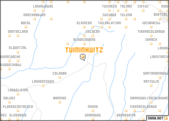 map of Tuininhuitz