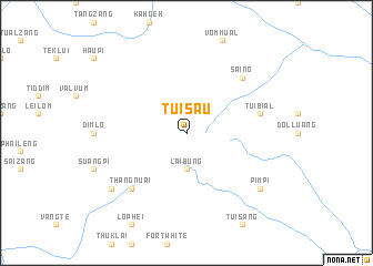 map of Tuisau