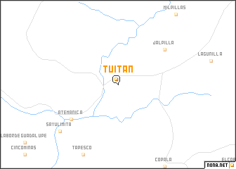 map of Tuitán