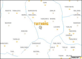 map of Tuithang