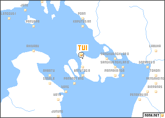 map of Tui