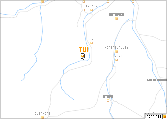 map of Tui