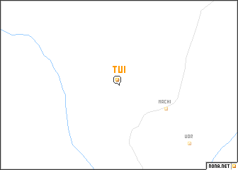 map of Tui