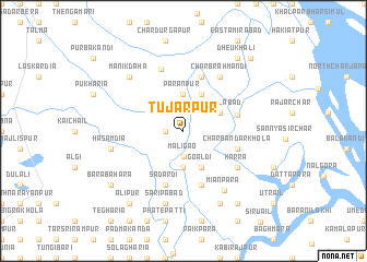 map of Tujārpur