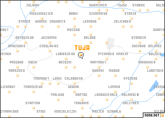 map of Tuja