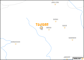 map of Tūjīdar