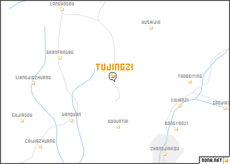 map of Tujingzi