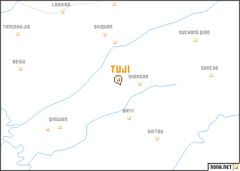 map of Tuji