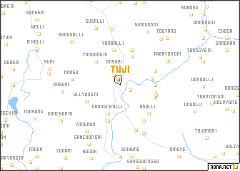 map of Tuji
