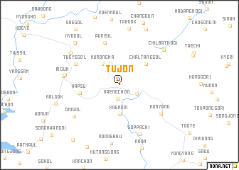 map of Tujŏn