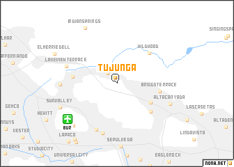 map of Tujunga