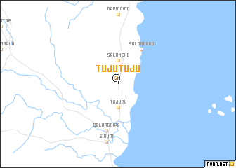 map of Tujutuju