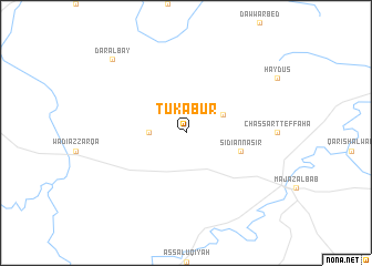 map of Tūkābur