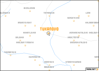 map of Tukanovo