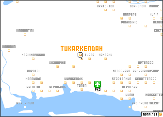 map of Tukarkendah