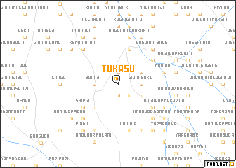 map of Tukasu
