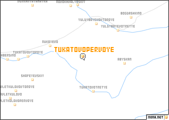 map of Tukatovo Pervoye