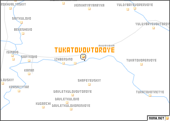 map of Tukatovo Vtoroye