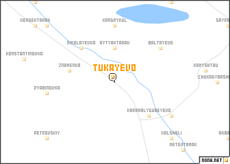 map of Tukayevo